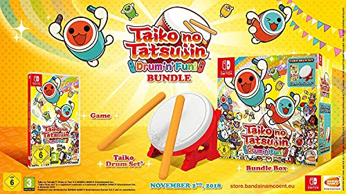 Taiko No Tatsujin: Drum  N  Fun! Tatacon Edition - Bundle - Nintendo Switch