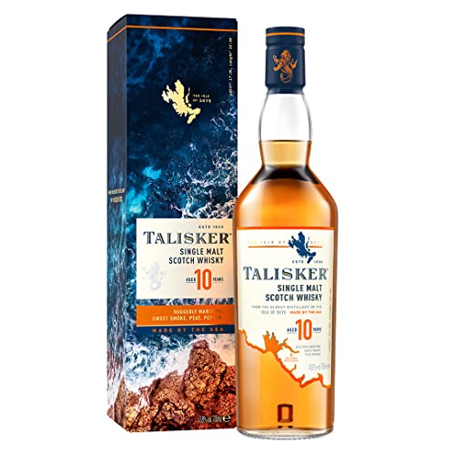 Talisker 10 Anni Single Malt Scotch Whisky con Astuccio - 700 ml...