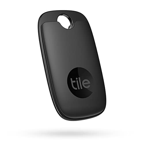 Tile Pro (2022) Bluetooth Item Finder, raggio di ricerca di 120 m, funziona con Alexa e Google Smart Home, compatibile con iOS e Android, trova le tue chiavi, telecomandi e altro, nero