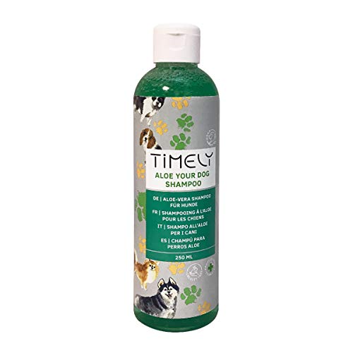 Timely, shampoo per cani con aloe, per pelo liscio - 250 ml