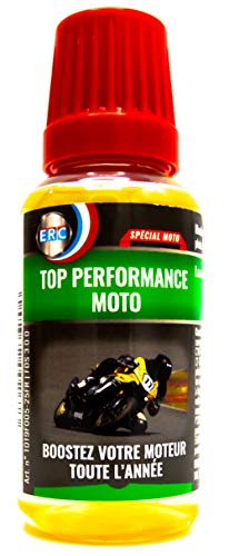 Top Performance Motocicletta ERC   Migliora L Accelerazione Aumenta L Indice Di Octane Formule Potente E Alte Prestazioni – Additivo Motocicletta Premium (50 ML)
