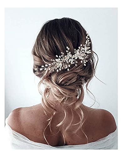 Unicra - Accessorio per capelli da sposa con fiore di vite, per don...