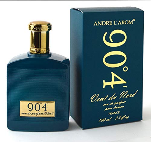 VENT DU NORD 90°4  Eau de parfum uomo 100 ml - legnoso, fougere - Prodotto della Francia