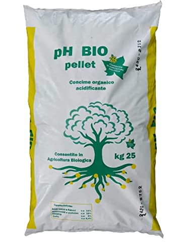 VIALCA PH BIO Pellettato Concime Organico Acidificante Biologico 25kg