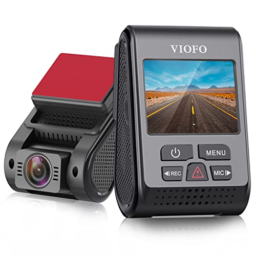VIOFO Dash Cam per Auto 2.5K Quad HD GPS, A119V3 2560 x 1600P Cam Avanti Sensore Parcheggio 48h 3 Mode, Sony IMX355 da 5MP, 140 Gradi, Registrazione Continua e di Emergenza, Support Max 256GB