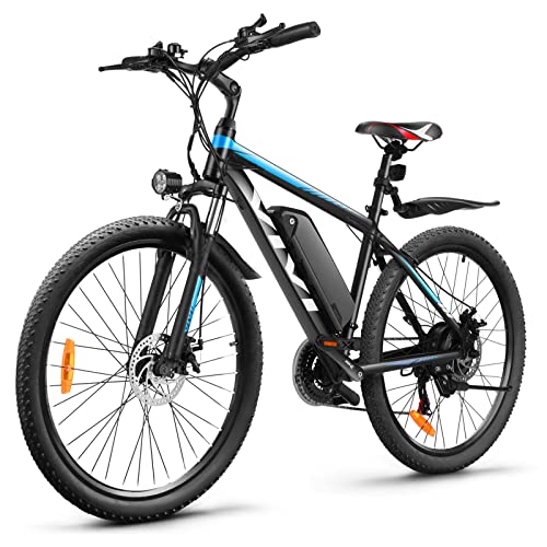 VIVI Bicicletta Elettrica per Adulti 26   27.5  , 250W Mountain Bike Elettrica con 36V 10.4Ah Batteria al Litio Rimovibile, Bici Elettrica per Uomo Donna, 20 MPH Adulti Ebike Fino a 50 Miglia