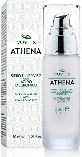 VOVEES Athena - Siero Viso Antirughe - Acido Ialuronico Bio Puro - ...