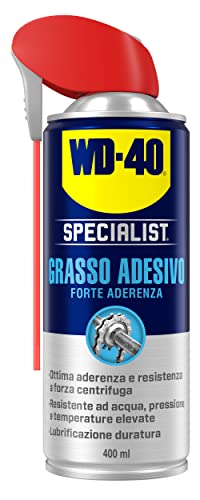 WD-40 Specialist Grasso Adesivo Spray Forte Aderenza con Sistema Doppia Posizione, 400 ml