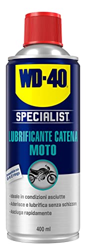 WD-40 Specialist Lubrificante Catena Moto Spray, 400 ml, ideale in ...