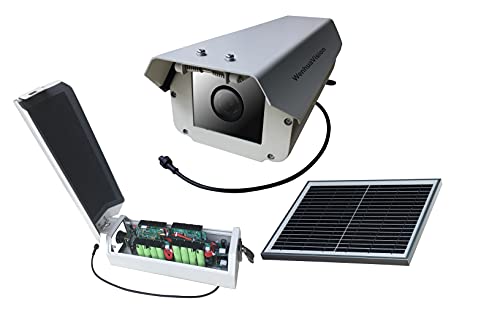 WenhuaVision Industrial 5.0MP 4G Solar powered long term timelapse camera Outdoor, Construction Agriculture Hydrology Parking Remote Monitoring WH_5M0FGS_G_BSS12