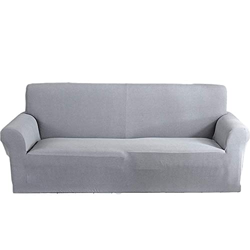 WLVG Fodere per divani Moderni Simplicity Protezione per mobili Fodera per Divano Antiscivolo ad Alta Elasticità Rapporto qualità-Prezzo (Grigio, 1 Posto)