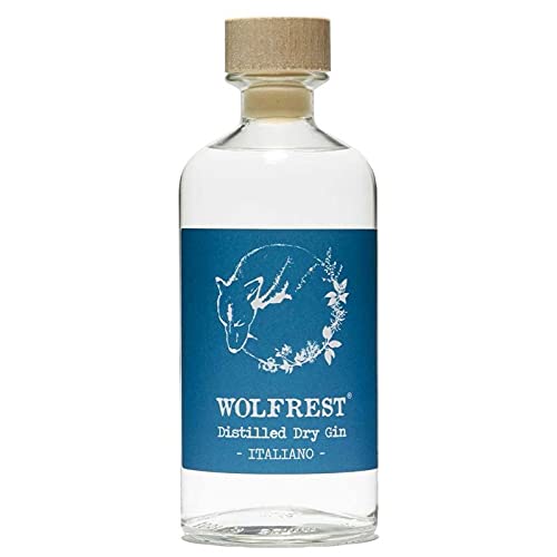 -WOLFREST- Dry Gin prodotto in Piemonte con botaniche 100% italiane 43% 700ml
