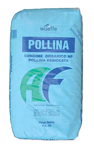 WUEFFE Pollina Pellet - Sacchi da kg 25 - Stallatico pellettato concime Organico NP Biologico (1 Sacco da kg.25)