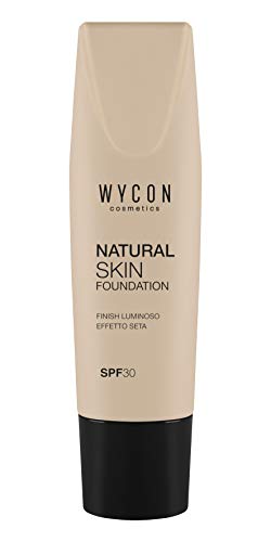 WYCON cosmetics FOUNDATION NATURAL SKIN fondotinta fluido dalla tex...