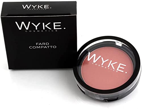 WYKE.COSMETICS - Fard compatto - Texture soffice, sottile e scorrevole - Confezione da 8 g di prodotto 100% MADE IN ITALY