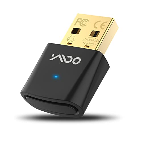 YMOO B10Q Bluetooth 5.3 Trasmettitore USB, HiFi Audio Aptx 40ms Bassa Latenza Microfono, Trasferimento Musica Chiamate da PS4 PS5 Windows IOS Android Linux a Cuffie Wireless Altoparlante Bluetooth