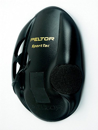 3M PELTOR SportTac Coppe di ricambio, nero, 210100-478-SV