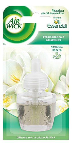 Air Wick Ricarica per Diffusore Elettrico, Fresia e Gelsomino, 19 ml, Confezione da 6 Pezzi