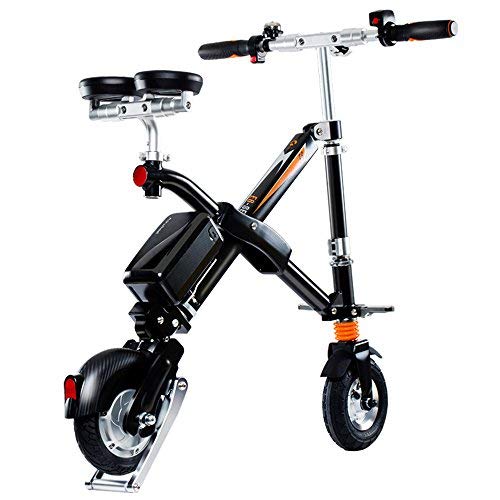 Airwheel Bicicletta elettrica pieghevole E6 con batteria staccabile (nero)