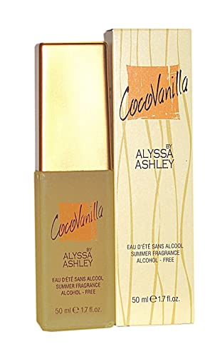 Alyssa Ashley CocoVanilla Eau de Toilette Spray, Senza Alchol, 50 ml