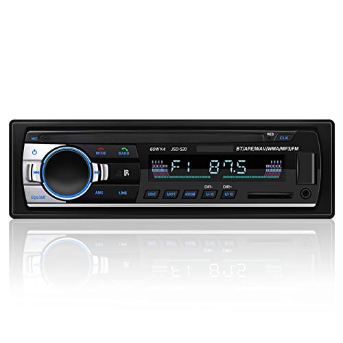 Andven Autoradio Bluetooth Vivavoce, Radio Stereo Ricevitore con Telecomando, FM Auto Radio 1 din Supporto AUX   SD   USB