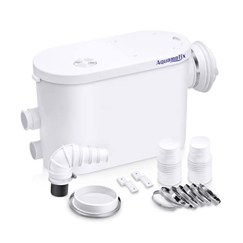 Aquamatix Silencio S Trituratore pompa maceratore silenzioso WC per acqua di scarico