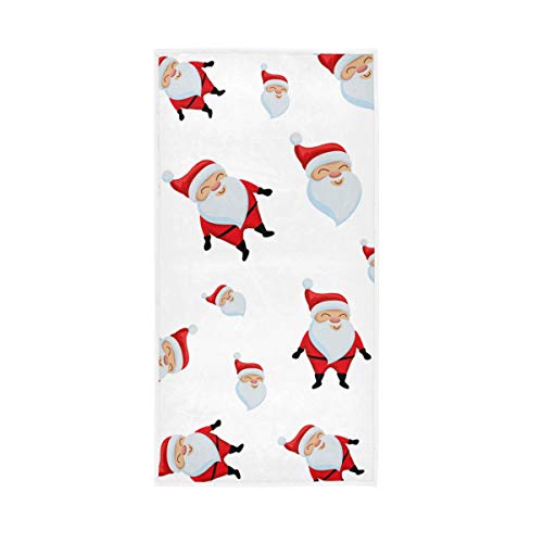 Asciugamani Natalizi a Forma di Babbo Natale per Il Bagno, Decorazione per Gli Ospiti, Multiuso, per Palestra e Hotel