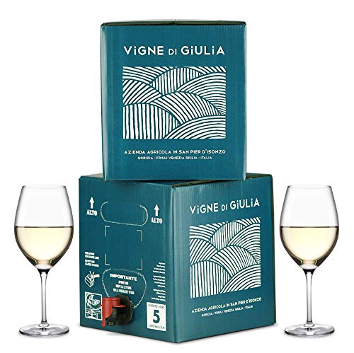 Bag in Box vino Pinot Grigio 5L + Bag in Box vino Friulano 5L - Vigne di Giulia