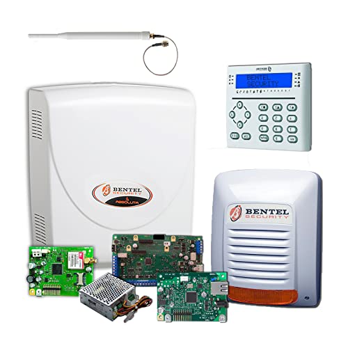 Bentel Security - Kit Allarme Casa Bentel Professionale Antifurto Absoluta Plus ABS48 Zone + Scheda IP - KITABS48-IP