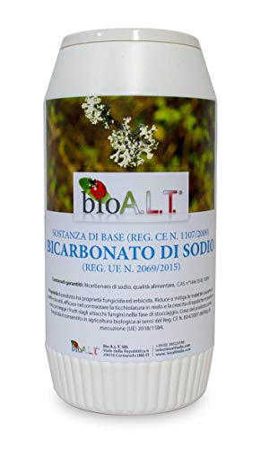 bio A.L.T Bicarbonato di Sodio - Repellente Contro Oidio o Mal Bianco Botrite Muffa Grigia - Naturale - per Frutto Orto Giardino Ornamentali 1 kg
