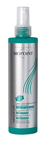 Biopoint Miracle Liss - Spray Capelli Senza Risciacquo Liscio 72h, Azione Anticrespo, Rende il Lisciaggio Semplice e Veloce, Dona Morbidezza e Leggerezza al Capello, 200 ml