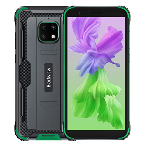 Blackview BV4900 Rugged Smartphone, IP68 Impermeabile, Dual SIM 4G Android 10.0 Cellulare Militare HD+ da 5,7 Pollici, 3GB RAM+32GB ROM 128 GB Expandable, 5580mAh, NFC,GPS
