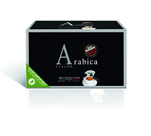 Caffè Vergnano 1882 Cialde Caffè Arabica, 6 confezioni da 18 cialde, filtro in carta (totale 108)