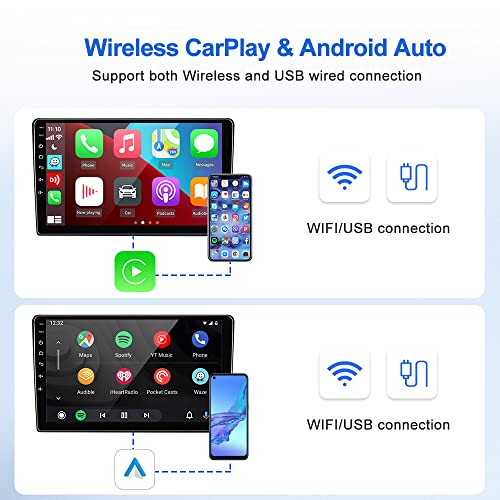 CarlinKit 2022 Wireless CarPlay Wireless Android Auto Dongle per au...