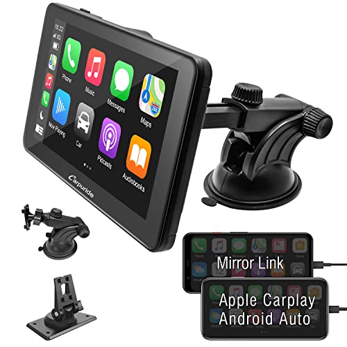 CARPURIDE Autoradio, 7 Pollici HD Touch screen per Apple Carplay An...