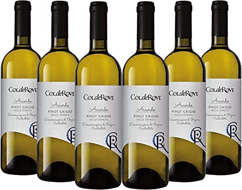 Colderove, Accordo, Pinot Grigio DOC, Vino Bianco Fermo, Veneto, 12% Vol, Bottiglia da 750 ml