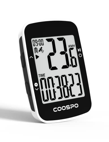COOSPO BC26 Ciclocomputer GPS Wireless Bluetooth Senza Fili Bici Tachimetro Impermeabile Schermo da 2,3 pollici con Retroilluminazione Automatica