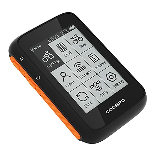COOSPO Ciclocomputer GPS Wireless Bluetooth 5.0 e ANT+ Ciclocompute...
