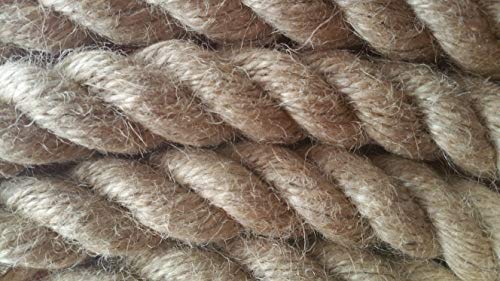 Corda di canapa Tau Tauwerk in fibra di iuta, intrecciata, 30 mm di...