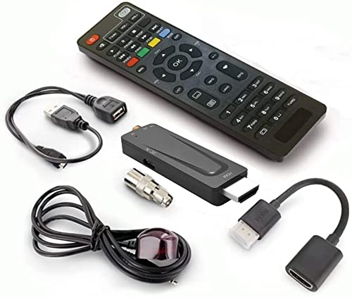Decoder DVB-T2 HD Dongle NANO T265 Ricevitore Digitale Terrestre, Full HD, DVB-T2, H265 HEVC, 10 Bit, FTA, USB, HDMI, Sensore IR, Supporto USB Media Player, Telecomando Universale 2in1, Main 10