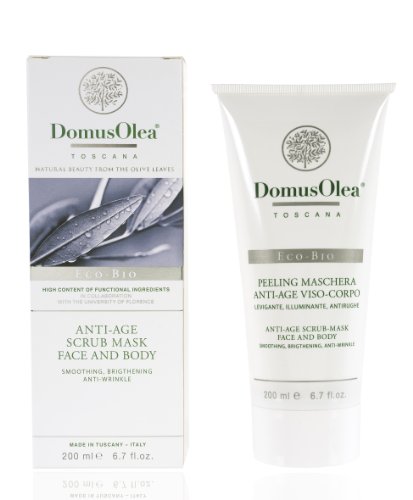 Domus Olea Toscana Anti-Aging cosmetici biologici Scrub e maschera del viso   corpo 200 ml