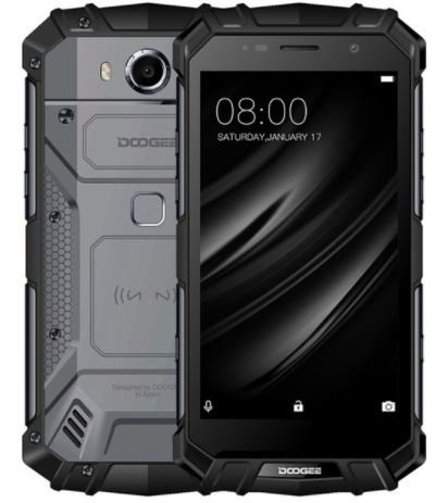 DOOGEE S60 lite - 5,2 pollici FHD impermeabile antiurto 4G Smartphone, batteria 5580mAh Carica veloce (supporto wireless supportato), 1,5 GHz Octa Core 4 GB + 32 GB, 8 MP + 16 MP - Nero