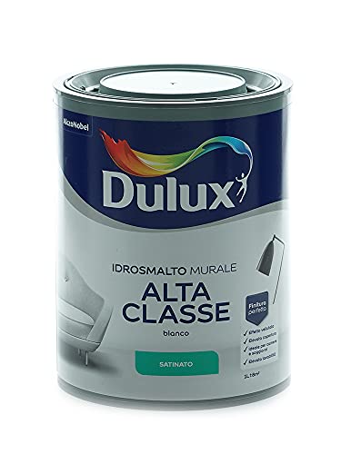 Dulux Alta Classe Smalto Murale all Acqua per Interni, Ottimo Camere e Soggiorni, 1 Litro, Satinato