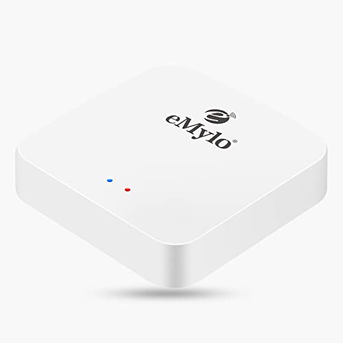 eMylo 5.0 Bluetooth e 3.0 ZigBee Gateway 3 in 1 Gateway di controllo remoto wireless Smart Bluetooth ZigBee WiFi Hub per l automazione domestica Compatibile con Alexa, Google Home con Smart Life Tuya