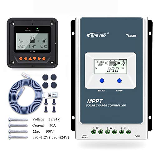 EPEVR MPPT Solar Charge Controller Tracer A Serie 10A 20A 30A 40A c...