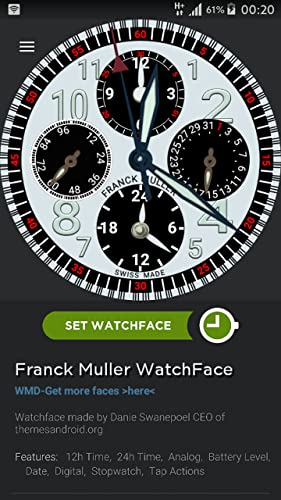 Franck Muller Watch Face Android wear...