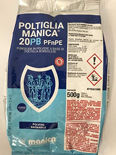 Fungicida Poltiglia Bordolese 20 PB PFnPE In Polvere Bagnabile 500 Grammi Base Solfato Di Rame (1)