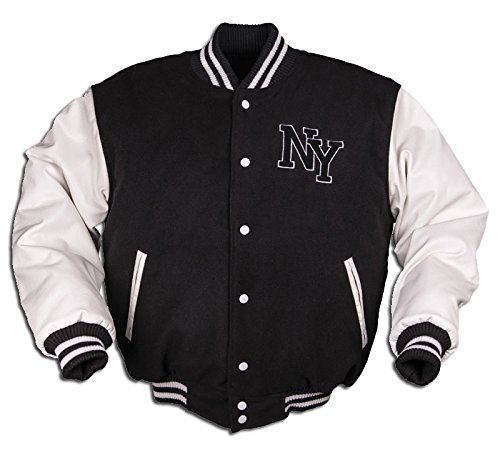 Giacca da baseball vintage “NY” Black L