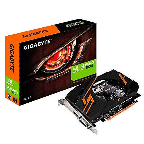 Gigabyte GV-N1030OC-2GI GeForce GT 1030 2GB GDDR5 graphics card - graphics cards (NVIDIA, GeForce GT 1030, 4096 x 2160 pixels, 1265 MHz, 1518 MHz, 4096 x 2160 pixels)