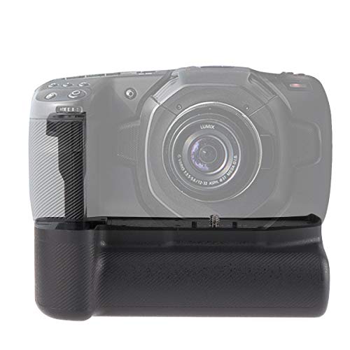 Hersmay Pro - Impugnatura verticale multi-potenza per fotocamera Blackmagic Pocket Cinema BMPCC 4K 6K, supporto batteria per 3 batterie LP-E6